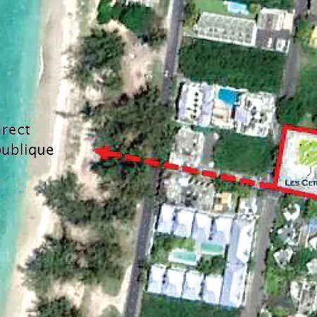 Les Cerisiers - Beach Apartment With Pool, Few Steps To The Beach Flic-en-Flacq Exterior foto